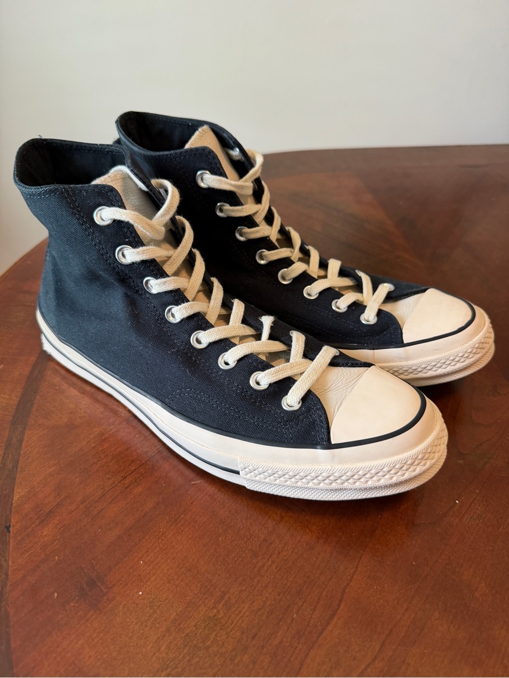 Converse Hi Top x Essentials Fear of God Sneakers Men’s Size 11 Black Tan Shoes